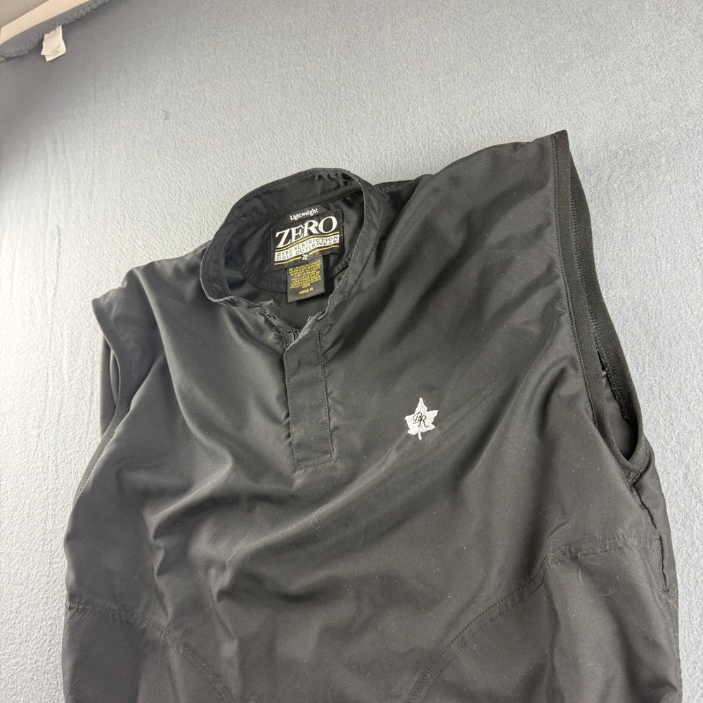 Zero Restriction Vest Men's M Blue Lightweight Windbreaker Vintage Golf Outdoor